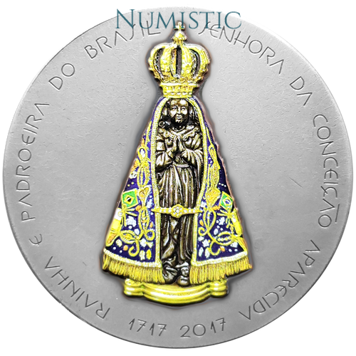 Medalha 300 Anos do Encontro da Imagem de Nossa Senhora da Aparecida — obverse