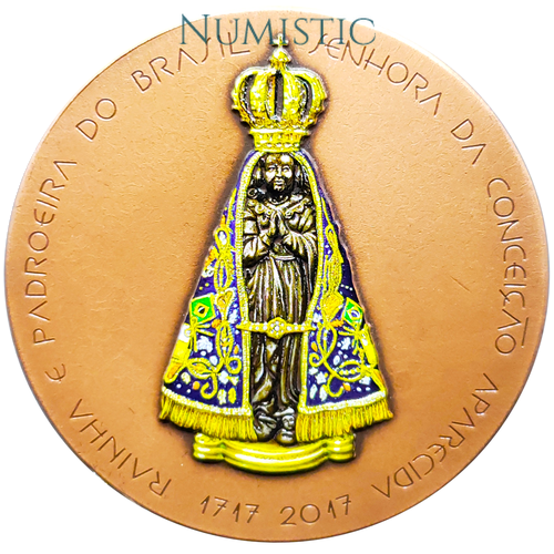 Medalha 300 Anos do Encontro da Imagem de Nossa Senhora da Aparecida — obverse