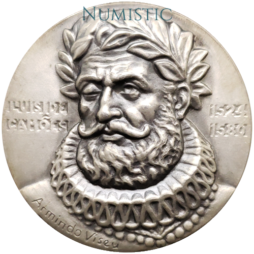 Medalha Centenário da Morte de Luiz de Camões — obverse