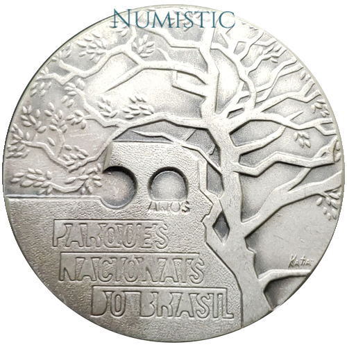 Medalha 50 Anos dos Parques Nacionais do Brasil — obverse