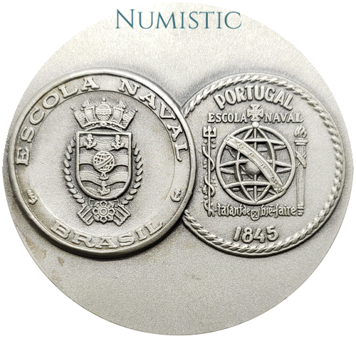 Medalha Bicentenário da Escola Naval — obverse