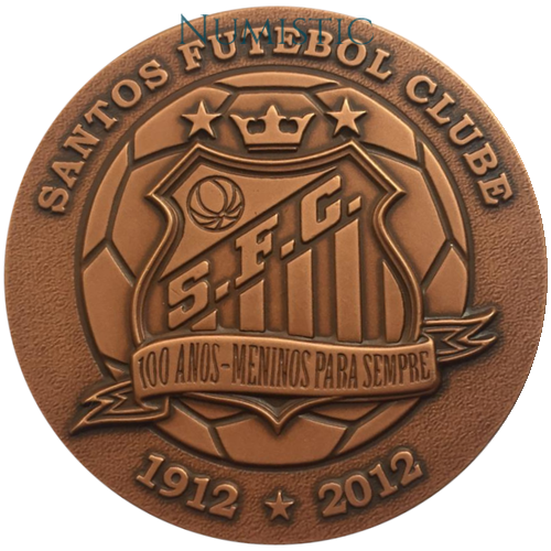 Medalha Centenário do Santos Futebol Clube — obverse