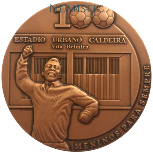 Medalha Centenário do Santos Futebol Clube — reverse