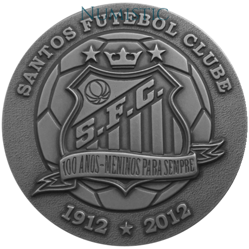 Medalha Centenário do Santos Futebol Clube — obverse