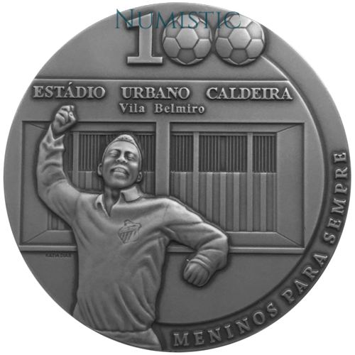 Medalha Centenário do Santos Futebol Clube — reverse
