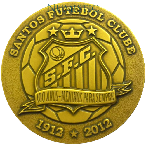 Medalha Centenário do Santos Futebol Clube — obverse