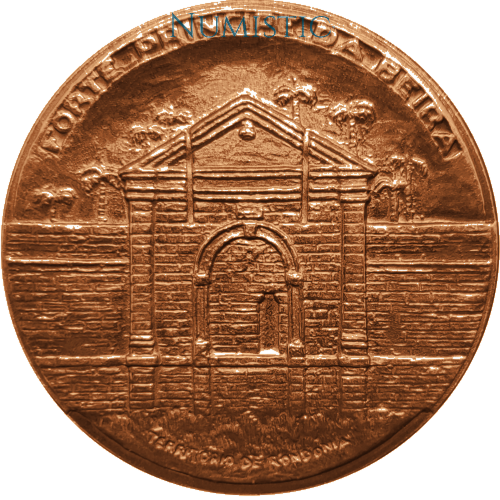 Medalha Forte Príncipe da Beira — Anverso