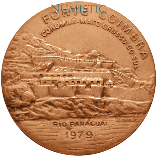 Medalha Forte de Coimbra — Anverso