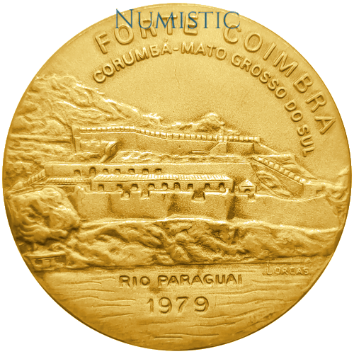 Medalha Forte de Coimbra — Anverso