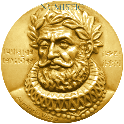 Medalha Centenário da Morte de Luiz de Camões — Anverso