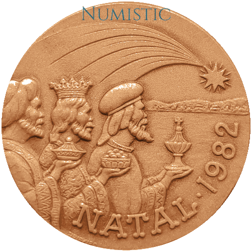 Medalha Natal — Reverso