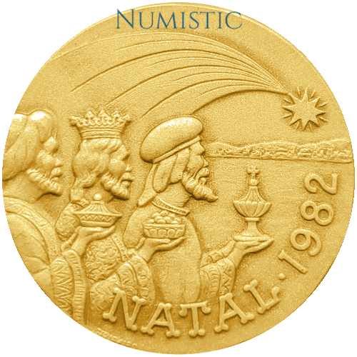 Medalha Natal — Reverso