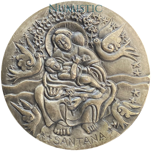 Medalha Lançamento do Clube da Medalha Santana — obverse