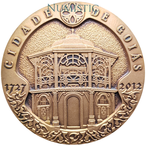 Medalha Cidade de Goiás - Patrimônio da Humanidade UNESCO — obverse