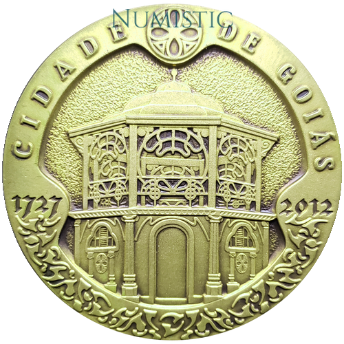 Medalha Cidade de Goiás - Patrimônio da Humanidade UNESCO — obverse