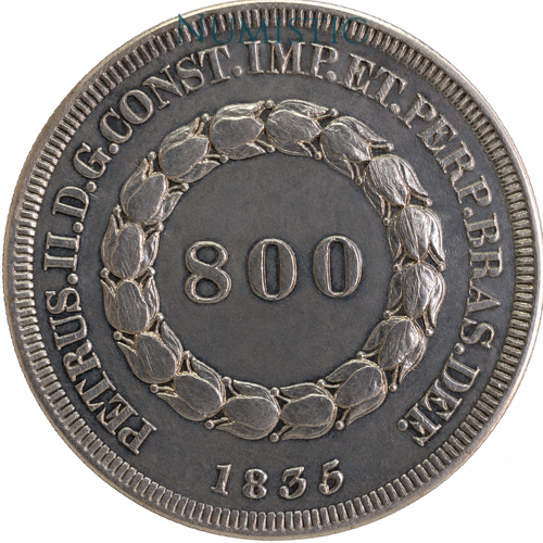 800 Réis - Anverso