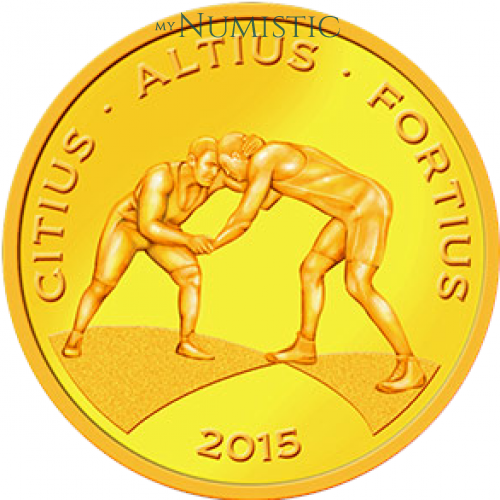 10 Reais - Jogos Olímpicos e Paralímpicos RIO - Luta Olímpica/ Cristo Redentor — obverse