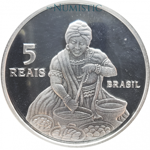 5 Reais - Salvador, Patrimônio da Humanidade - UNESCO — reverse