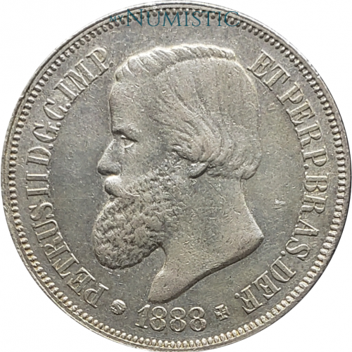 500 Réis - Busto 2P — obverse