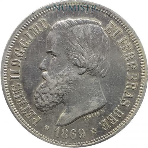 1.000 Réis - Busto 1P — obverse