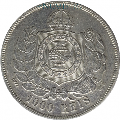 1.000 Réis - Busto 1P — reverse