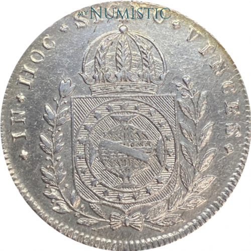 640 Réis - Rio de Janeiro "R" — reverse