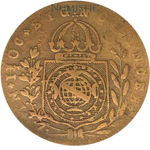 80 Réis - Goiás "G" — reverse