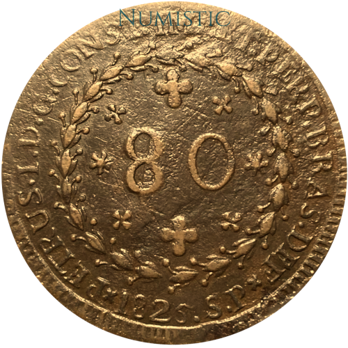 80 Réis - São Paulo "SP" — obverse