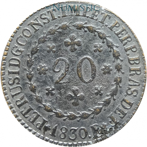 20 Réis - Rio de Janeiro "R" — obverse