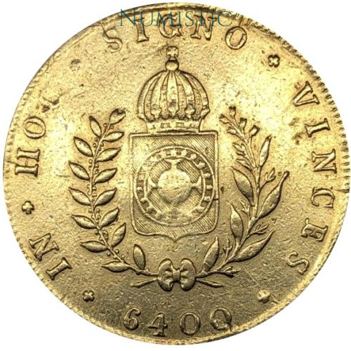6.400 Réis - Rio de Janeiro "R" — reverse