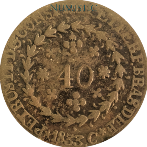 40 Réis - Cuiabá "C" — obverse