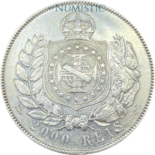 2.000 Réis - Busto 1P — reverse
