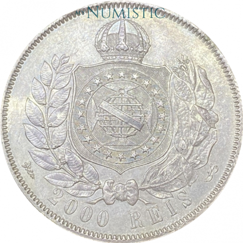 2.000 Réis - Busto 2P — reverse