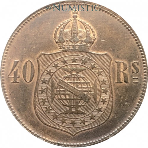 40 Réis — reverse