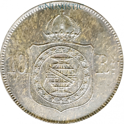 10 Réis — reverse