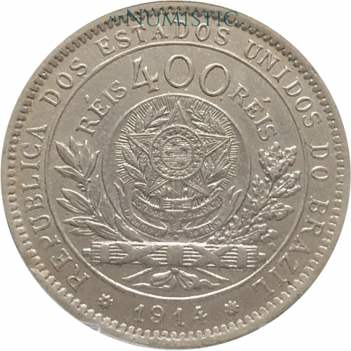 400 Réis — reverse