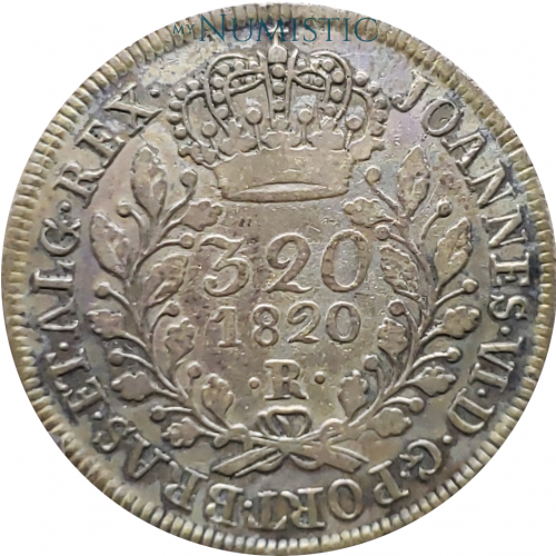 320 Réis - Rio de Janeiro "R" — obverse