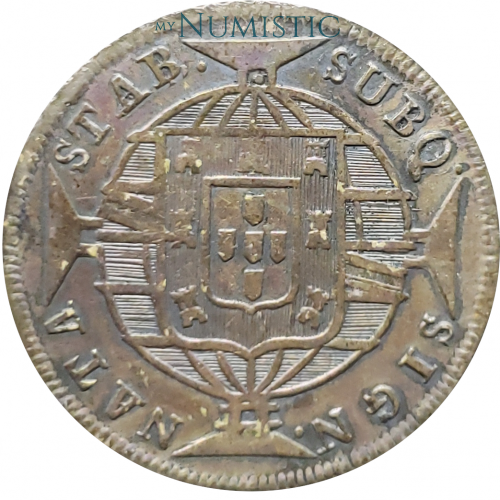 320 Réis - Rio de Janeiro "R" — reverse