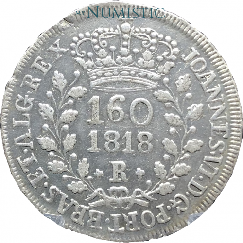 160 Réis - Rio de Janeiro "R" — obverse
