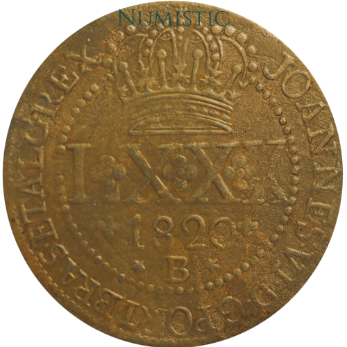 LXXX Réis - Bahia "B" — obverse