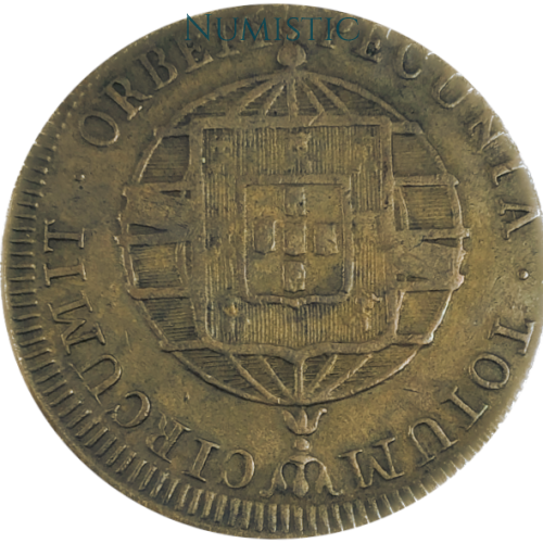 75 Réis - Vila Rica "M" — reverse