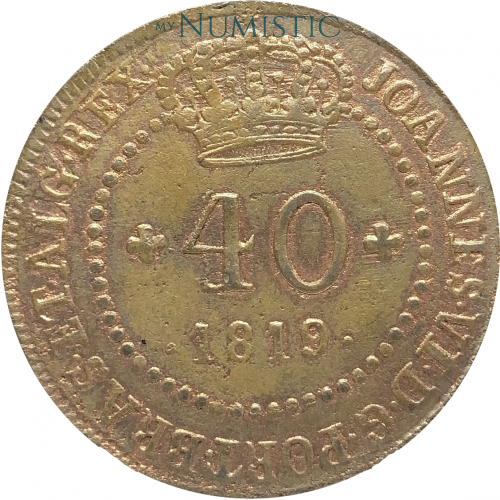 40 Réis para S. Tomé e Príncipe — obverse