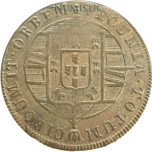 40 Réis para S. Tomé e Príncipe — reverse