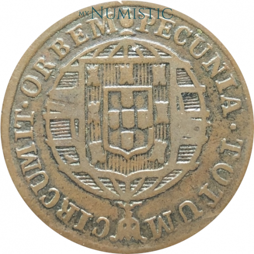 20 Réis para S. Tomé e Príncipe — reverse