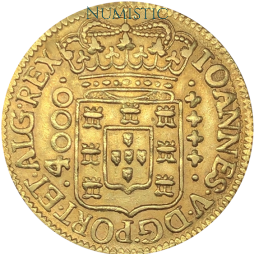 4.000 Réis - Rio de Janeiro RRRR — obverse