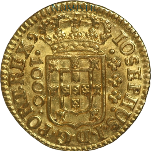 1.000 Réis — obverse