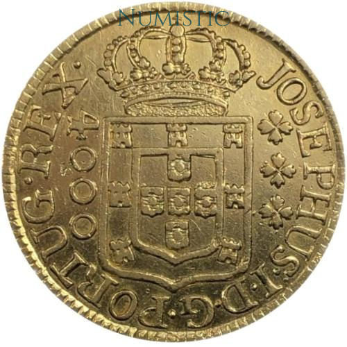 4.000 Réis - Lisboa "JO-US" — obverse