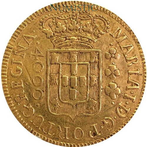 4.000 Reis - Bahia — obverse