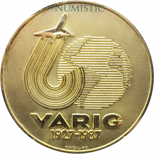 Medalha Varig 60 Anos — obverse