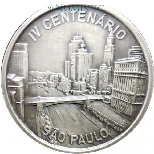 Medalha IV Centenário São Paulo — obverse